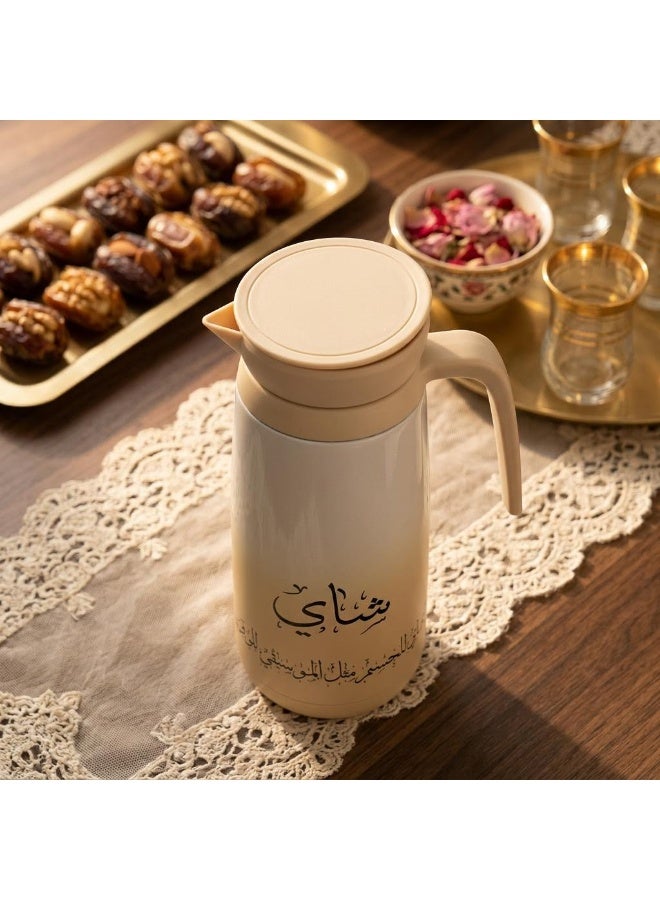Lavin Vacuum flask 1L/Premium 304 Stainless steel inner/ Double wall Insulated thermos/Long heat retention/Hot&Cold/HB - Image 5