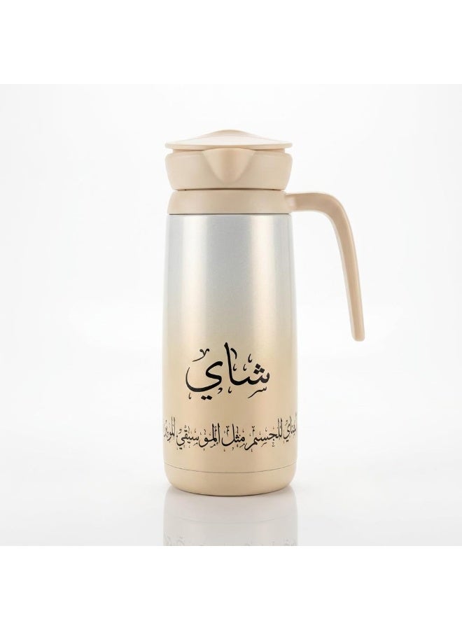 Lavin Vacuum flask 1L/Premium 304 Stainless steel inner/ Double wall Insulated thermos/Long heat retention/Hot&Cold/HB - Image 4