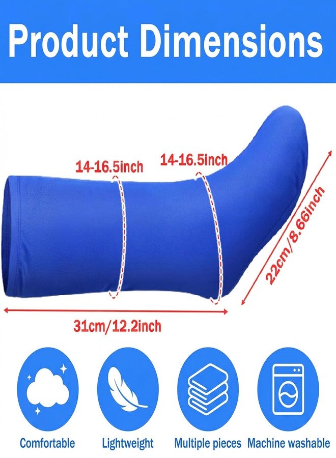 JFRHUDS 4Pack Foot Cast Covers for Shower Leg,Elastic Foot Cast Sock Covers - Image 2