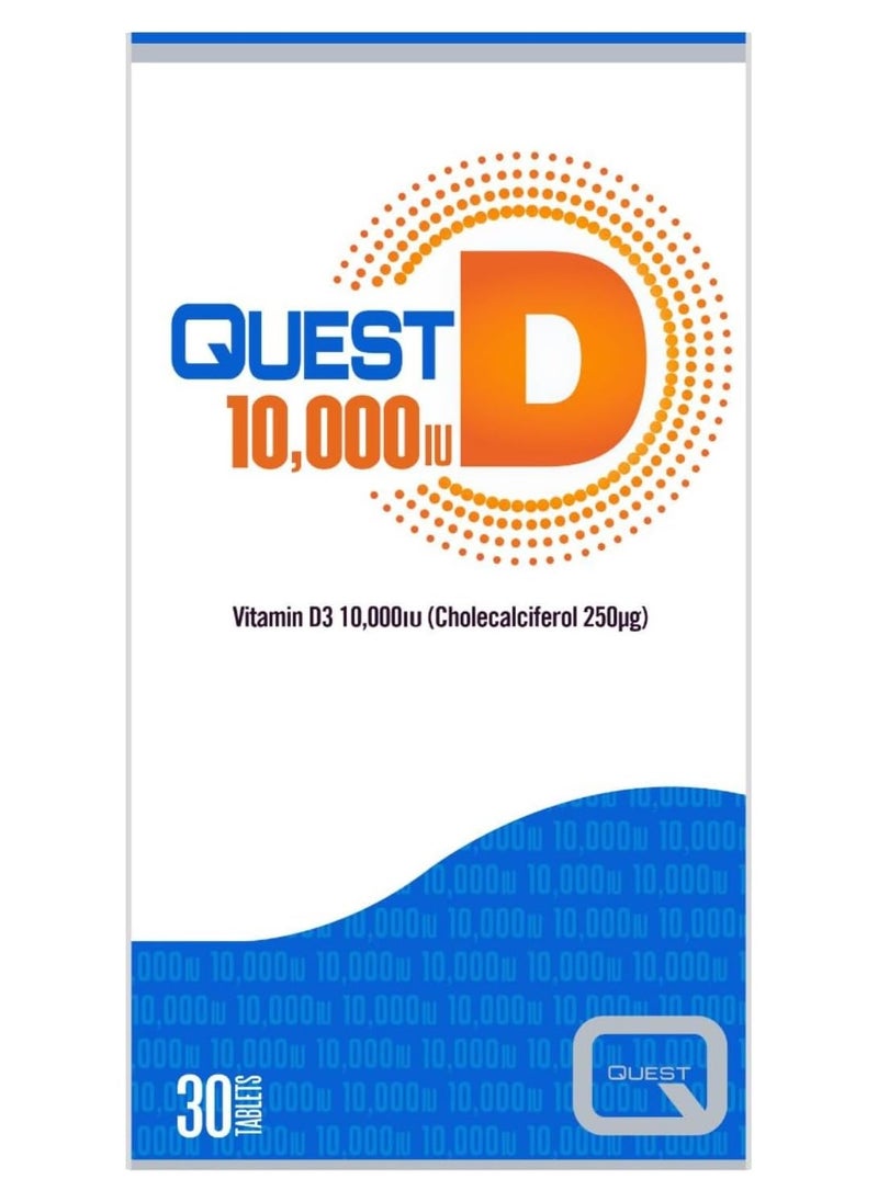 Quest Vitamin D3 10,000iu Tablets 30's 
