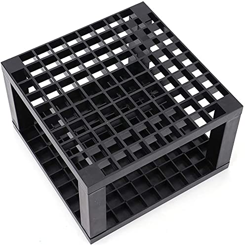 ArtBee 96 Holes Pencil & Brush Holder - Plastic Desk Organizer Stand Holder For Pencils, Pens, Paint Brushes, Modeling Tools, Office & Art Supplies - Stationery, Black - Image 2