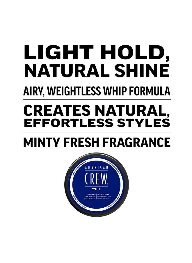AMERICAN CREW Men'S Whip Styling Cream Like Hair Gel With Light Hold & Natural Shine 3 Oz (Pack Of 1)  - Image 4