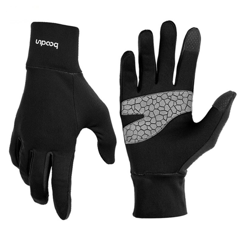 TRIWONDER Kids Winter Gloves for Boys Girls Touch Screen Cold Weather Warm Gloves for Running Cycling Sports Bike (Black, S (4-6 Years Old)) - Image 1