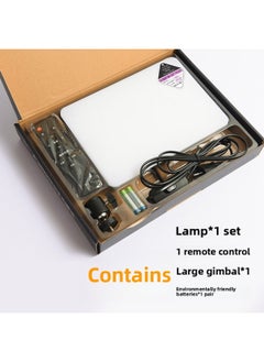 General 11-inch Live Lights Jewelry Clothing Still Life Photography Indoor Live Room Lighting Lights Mobile Phone Photography Flat Panel Lights-Color:11 Inch Square Lamp  - Image 1