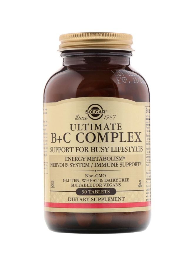 Ultimate B+C Complex- 90 Tablets