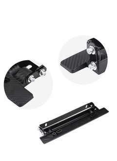 Generic Universal Adjustable Car Number License Plate Frame Holder Car-styling Carbon Fiber Mount Bracket  - Image 4