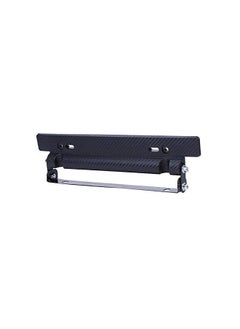 Generic Universal Adjustable Car Number License Plate Frame Holder Car-styling Carbon Fiber Mount Bracket  - Image 1