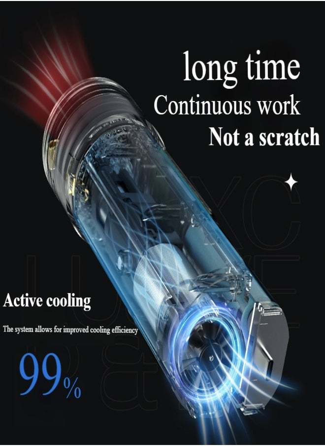 Healife - Tire Blower Car Tire Inflator Car Air Motor with Auto Stop and LED Light Fast Portable Air Pump for Car, Bicycle, Motorcycle Ball Air Bed - Image 1