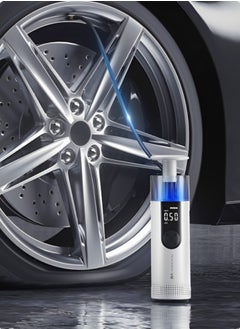 Tire Blower Car Tire Inflator Car Air Motor with Auto Stop and LED Light Fast Portable Air Pump for Car, Bicycle, Motorcycle Ball Air Bed