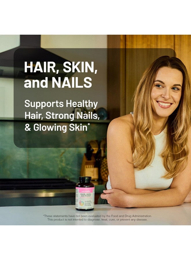 NatureWise Hair Skin and Nails Vitamin, Biotin 5000mcg w/Hyaluronic Acid, Collagen for Women with C, B Complex, D3, A, E, Iron - Non-GMO, Gluten Free - 150 Softgels[50-Day Supply] - Image 2