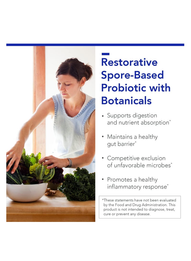 Bio-Botanical Research Proflora 4R Spore Probiotic - Digestive Health Probiotics for Women & Men - Clinically Researched Bacillus Strains & Organic Aloe, Marshmallow Root for Gut Support (30 Vegan Capsules) - Image 2