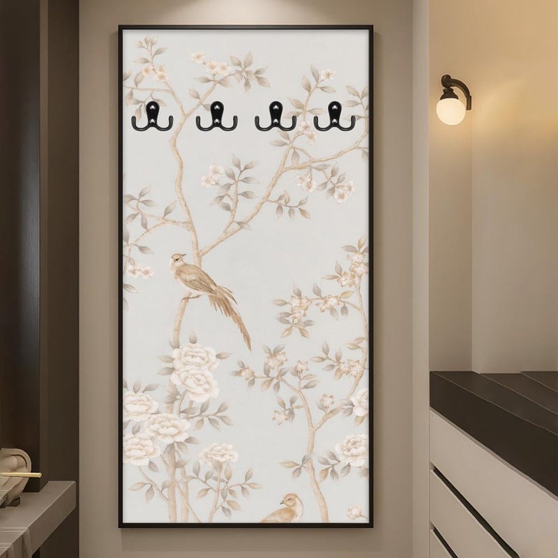 Marktna Decorative Canvas Painting with Hooks for Hanging Clothes - Image 1