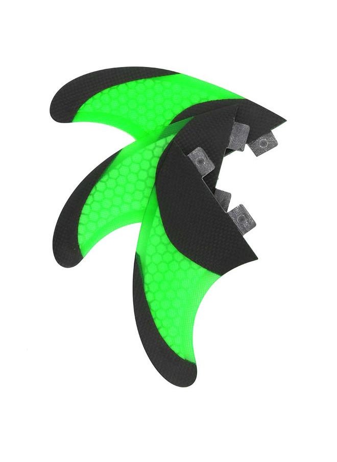 Thoraya Glass Fibre Skeg Tracking Fin Integral Fins FCS G5 for Kayaks Canoes Rowing Boats Green  - Image 5