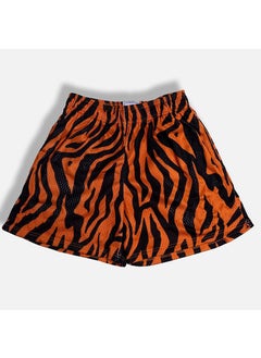 Generic Summer Unisex Mesh Basketball Shorts Light Tiger Yellow 