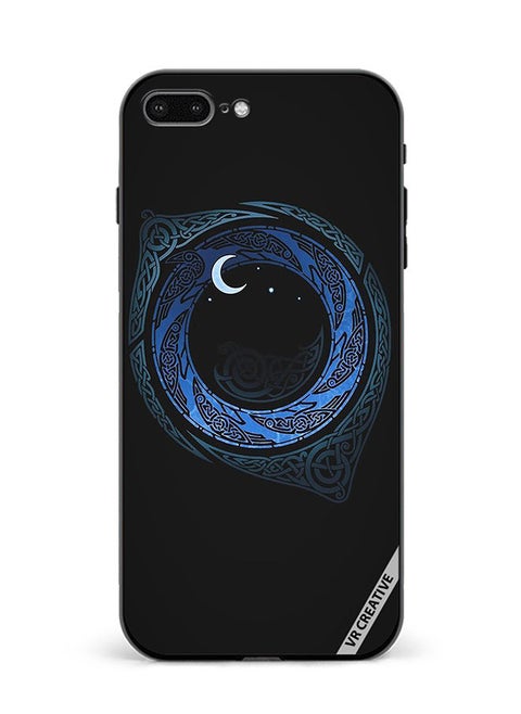 Protective Case Cover For Apple iPhone 7 Plus/8 Plus Moonlight Design Multicolour