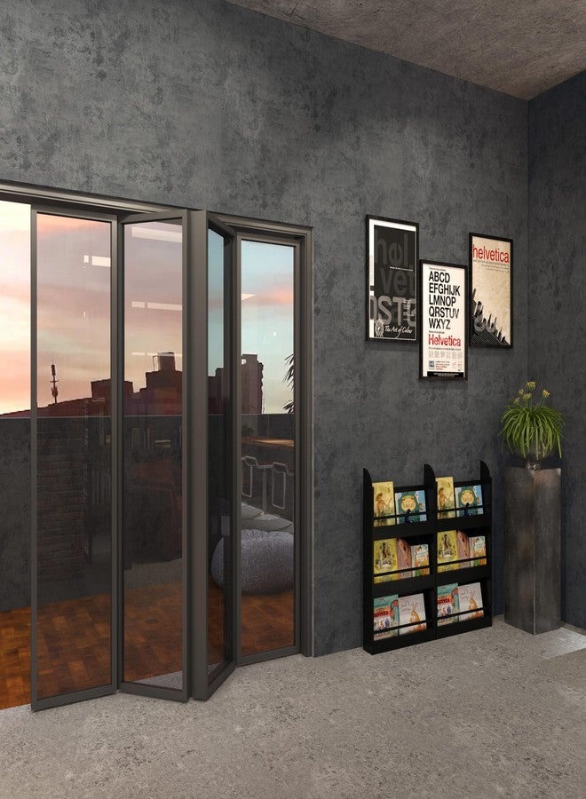 BAYYA Extra Wide Concrete Textured Wallpaper Peel and Stick Dark Grey Matte Thicken 31.5x197in Retro Industrial Style Contact Paper Waterproof Self-Adhesive DIY 3D Wall Sticker Vinyl Wrap Cement Grey - Image 5