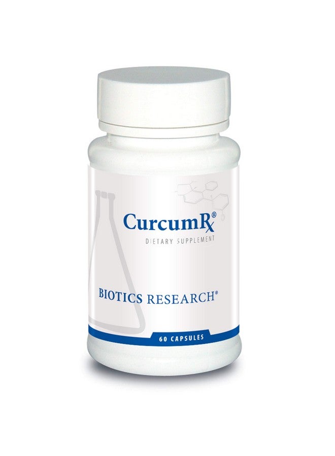 Biotics Research CurcumRx All Natural Turmeric Complex with Curcumin, Over 200 Beneficial Turmeric Root Nutrients, Antioxidants, Supports Physiological Pathways, 60 Capsules - Image 1