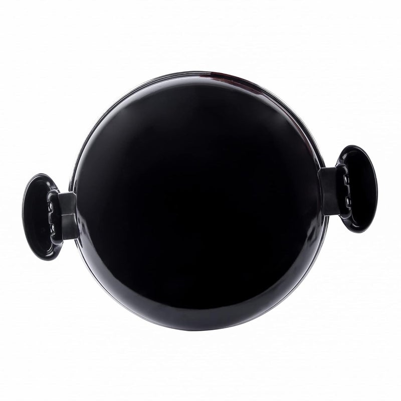 ATEVON 12cm Iron Tadka Pan with Steel Handle - Kitchen Fry Pan - Image 3