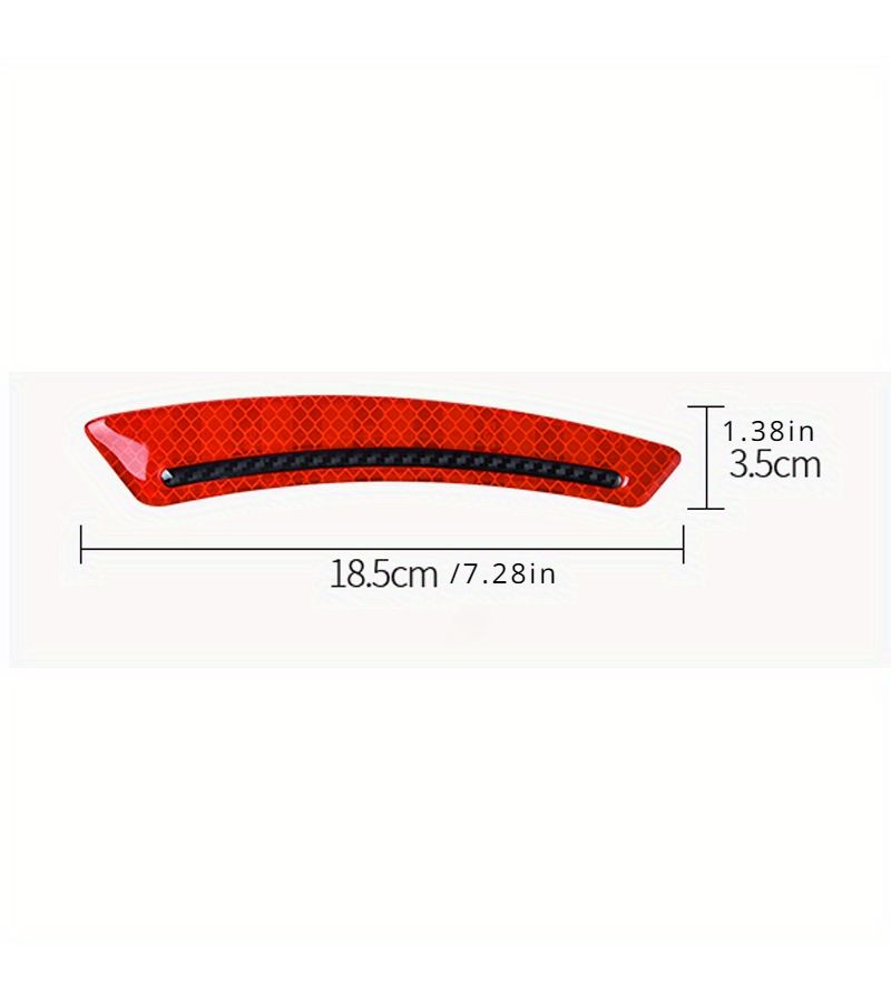 Yellow Reflective Car Stickers for Wheel Arches Night Light Anti Collision Strips Cover Scratches - Image 4