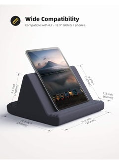 Lamicall Tablet Pillow Stand Pillow Soft Pad For Lap Tablet Holder Dock For Bed With 6 Viewing Angles For 4 13 Inch Tablets Like Ipad Pro 11 13 Air Mini Kindle Galaxy Tab E Reader Dark Gray  - Image 5