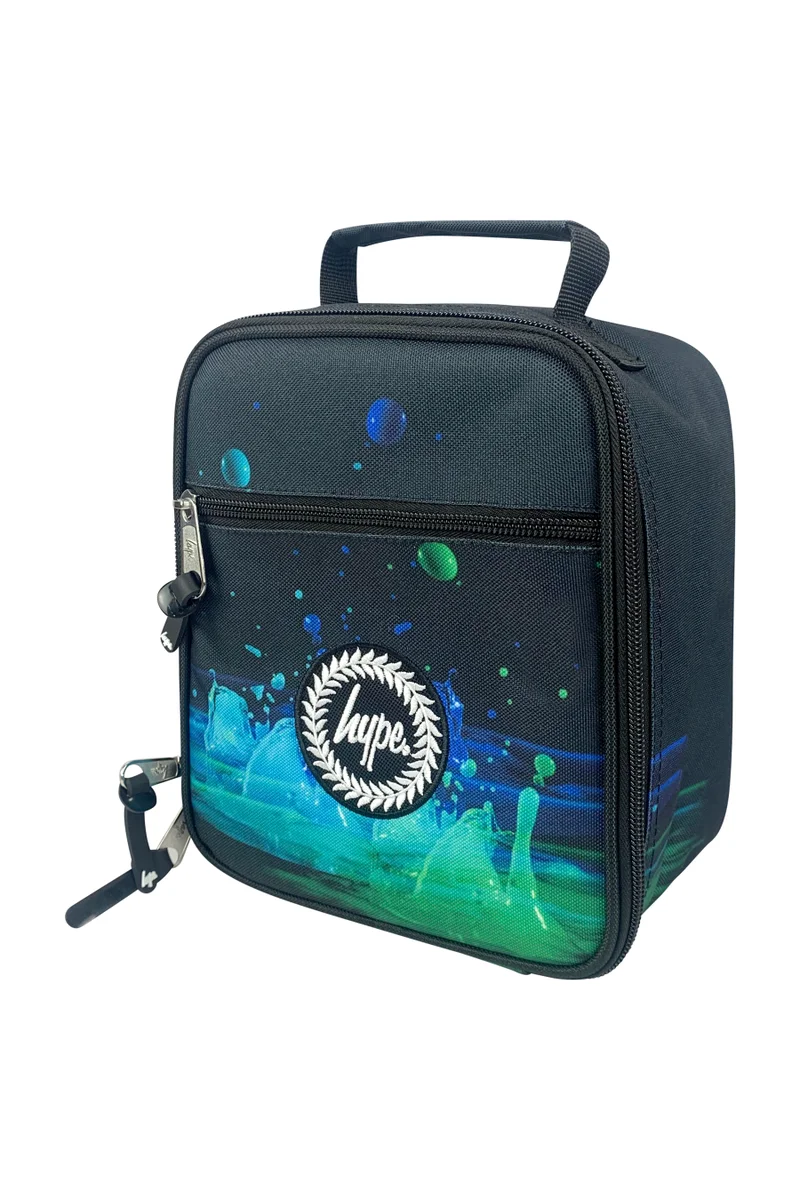 Just Hype HYPE Lunch Bag Insulated Black 3D Droplets