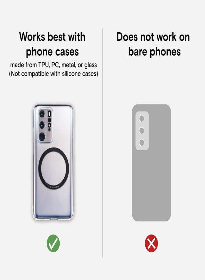 MOFT Slim Magnetic Ring with Strong Magnets Universal Compatible with All Smartphones, Black - Image 3