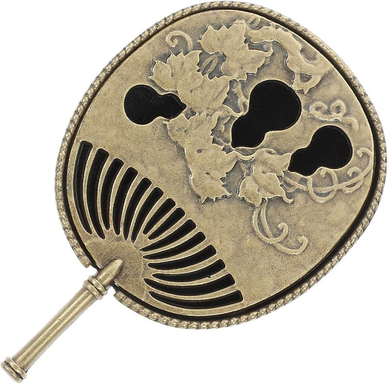 Copper Gourd Incense Burner with Lid for Home Office Meditation Aromatherapy - Image 1