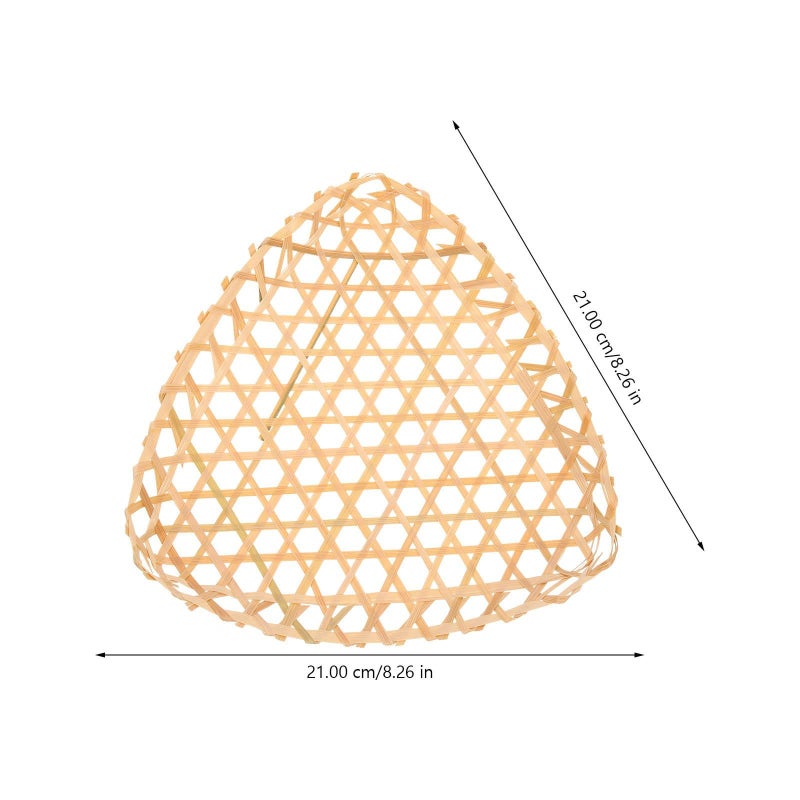 6 Pcs Woven Triangle Storage Baskets for Bread Fruit Kitchen Snacks Organizer - Image 3