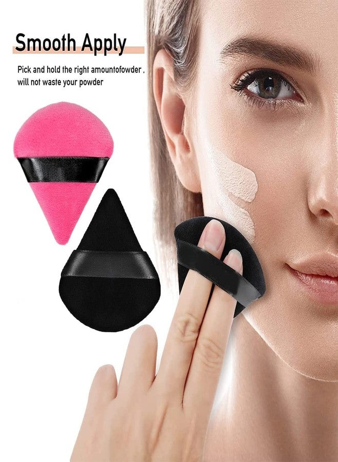 روبي فيس إسفنجة مكياج مثلثة من روبي فيس، إسفنجة مكياج جافة ورطبة لتحديد ملامح الوجه، إسفنجة كريم أساس بودرة للعينين وزواياهما، أدوات مكياج متعددة الألوان للنساء والفتيات (متعددة الألوان، 15 قطعة) - Image 5