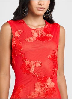 YAS Mesh Detailed Dress  - Image 3