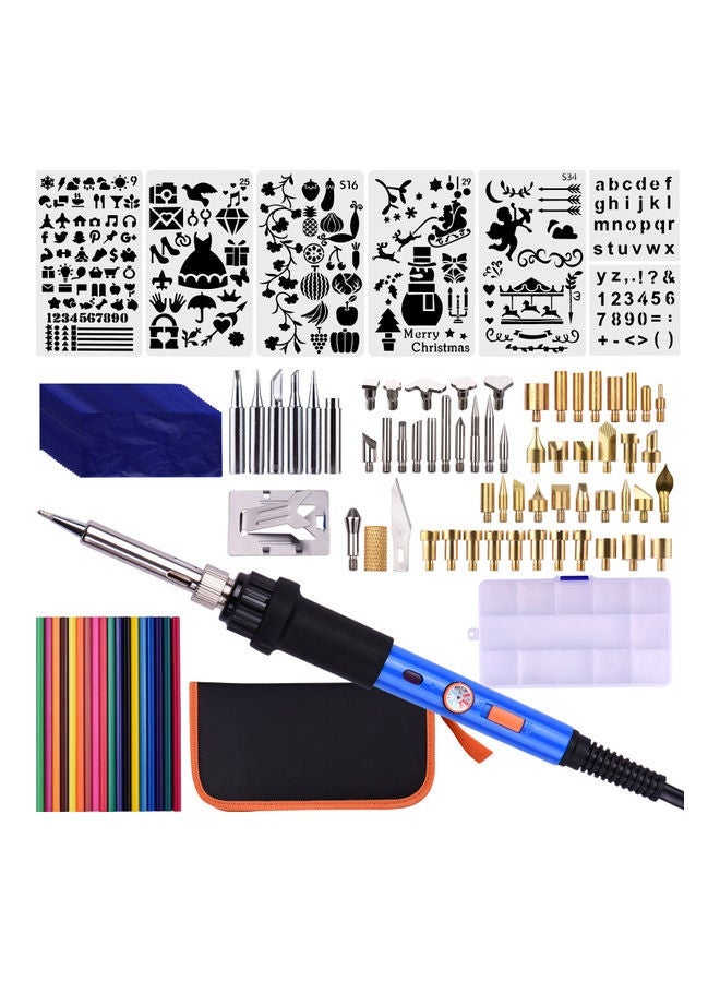 NIBEMINENT 106-Piece Wood Burning Kit Multicolour - Image 1