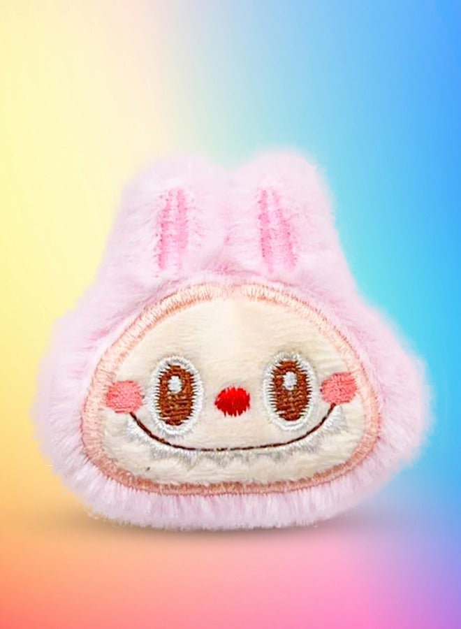 MiMi & BeiBei Labubu Keychain For Women And Girls, Cute Labubu Doll Wristlet Accessories For Backpack Handbag Car Keys, Plush Doll Pendant - Image 1