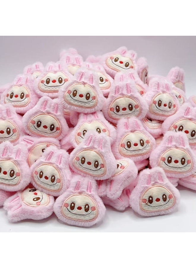 MiMi & BeiBei Labubu Keychain For Women And Girls, Cute Labubu Doll Wristlet Accessories For Backpack Handbag Car Keys, Plush Doll Pendant - Image 2