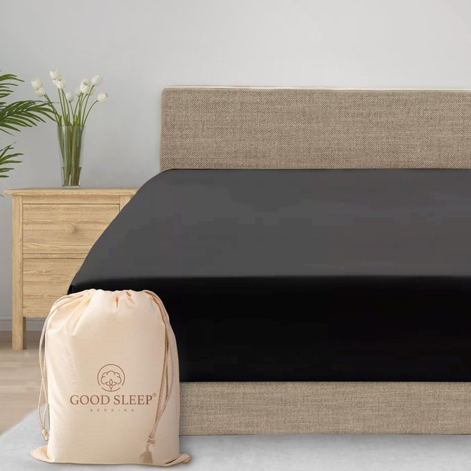 QUEEN SIZE FITTED SHEET 800 THREAD COUNT 16 INCH DEEP POCKET QUEEN SHEET LUXURY 100 EGYPTIAN COTTON SOFT BREATHABLE DARK GREY