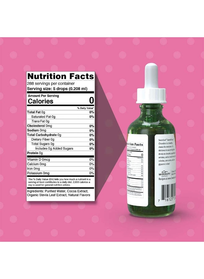 Sweet Drops Sweetleaf Liquid Stevia Sweetener Chocolate 2Oz - Image 3