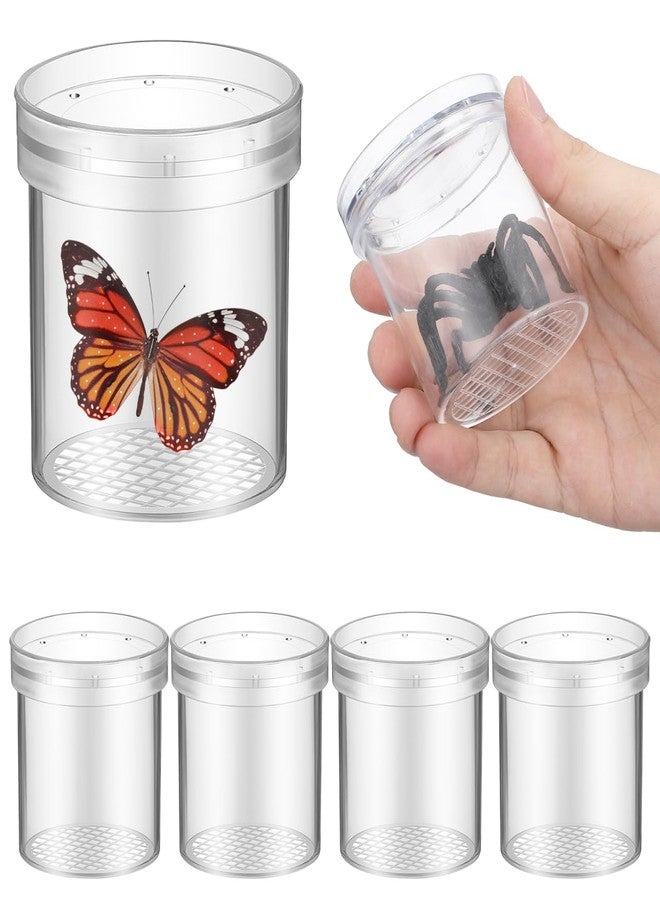 Yardwe Bug Viewer with Magnifier 3X Insect Observation Cup Plastic Collecting Jar for Kids Outdoor Exploration and Educational Nature Toy 2.75In - Image 1