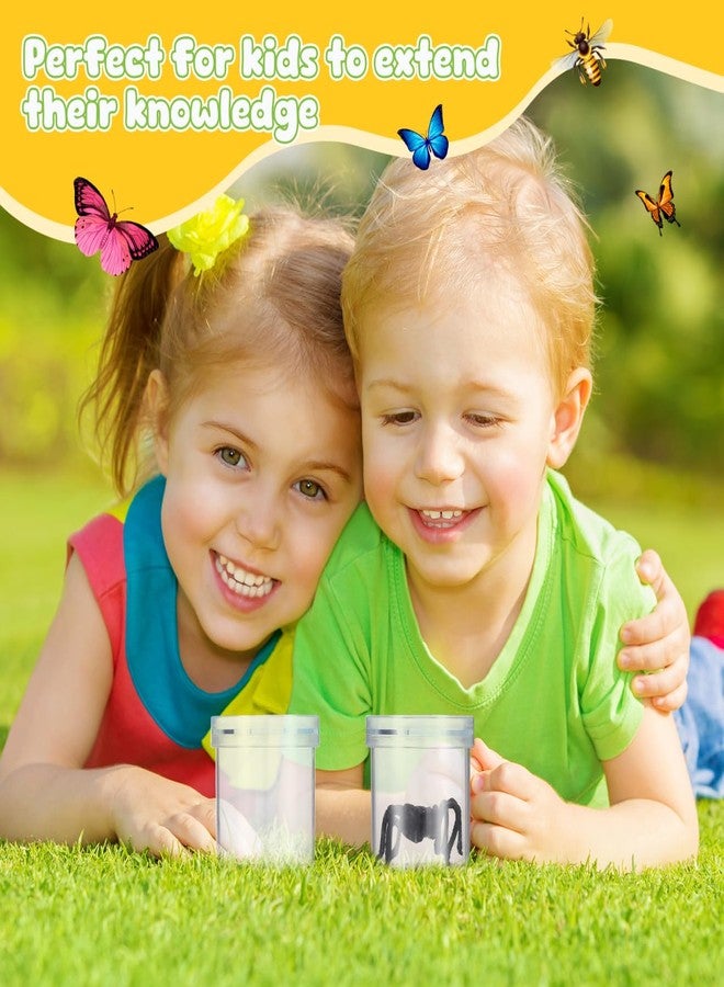 Yardwe Bug Viewer with Magnifier 3X Insect Observation Cup Plastic Collecting Jar for Kids Outdoor Exploration and Educational Nature Toy 2.75In - Image 2