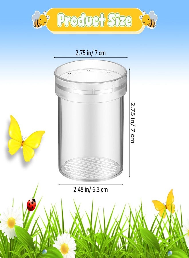 Yardwe Bug Viewer with Magnifier 3X Insect Observation Cup Plastic Collecting Jar for Kids Outdoor Exploration and Educational Nature Toy 2.75In - Image 3