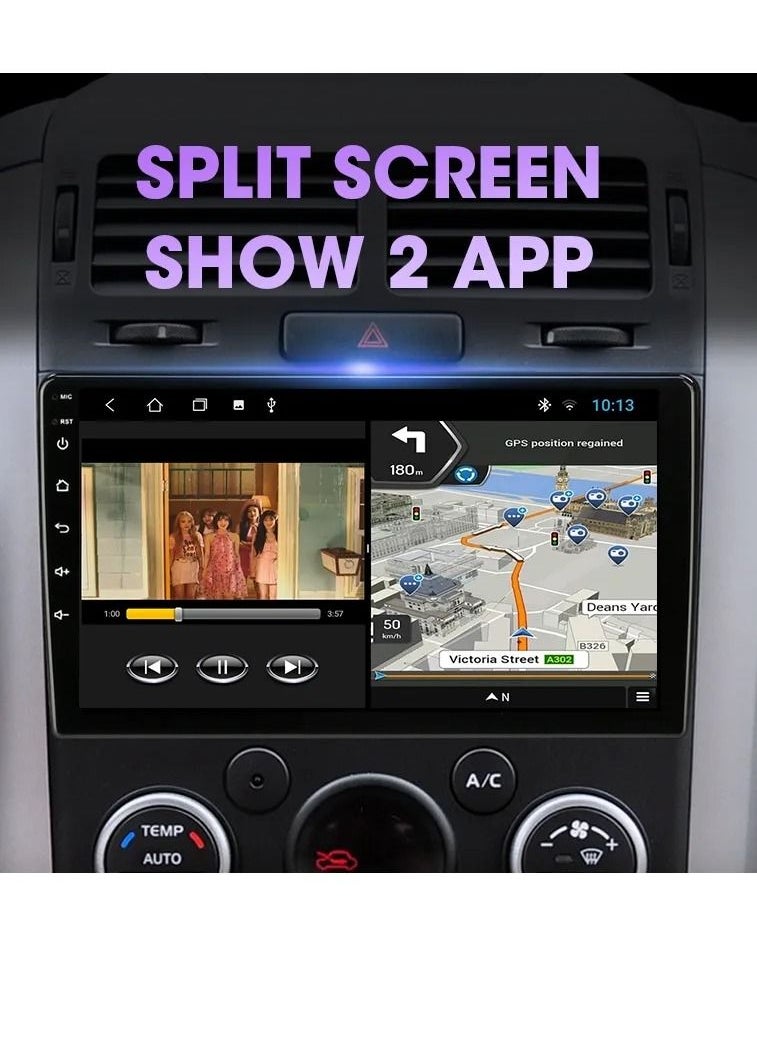Android Screen For Suzuki Vitara 2005 To 2015 4GB RAM Support Apple Carplay Android Auto Wireless QLED Touch Screen AHD Camera Included SIM Card Support Bluetooth DSP
