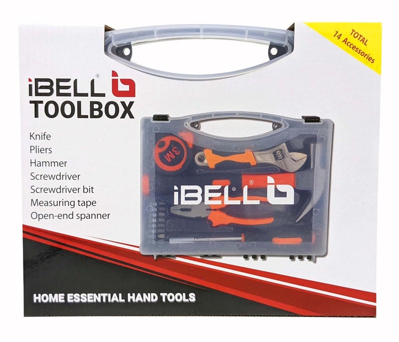 IBELL HT1730 Hand Tool Kit for Household DIY Emergency Maintenance 14 Pieces - Image 4