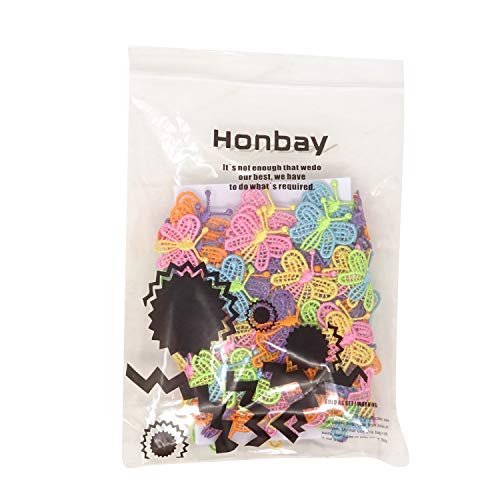 Honbay 5 Yards Decorating Lace Embroidered Trim Ribbons for Sewing or Craft Decoration (Butterfly) - Image 5