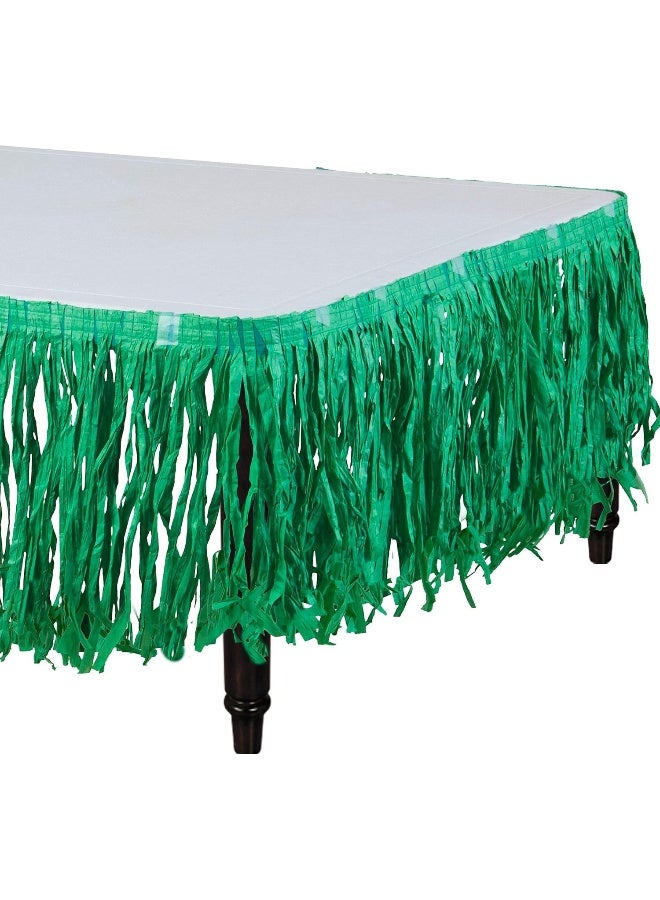 Amscan Green Grass Table Skirt