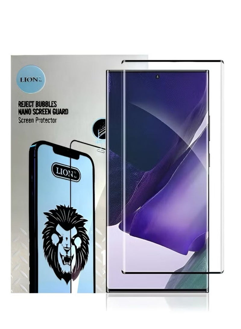 Lion 11D Nano Screen Protector for Samsung Galaxy S21 FE, Curved Design Ultra Edge-to-Edge Protection with Ultra Clarity and Protection Against Drops and Scratches by Lion, Clear - Image 1