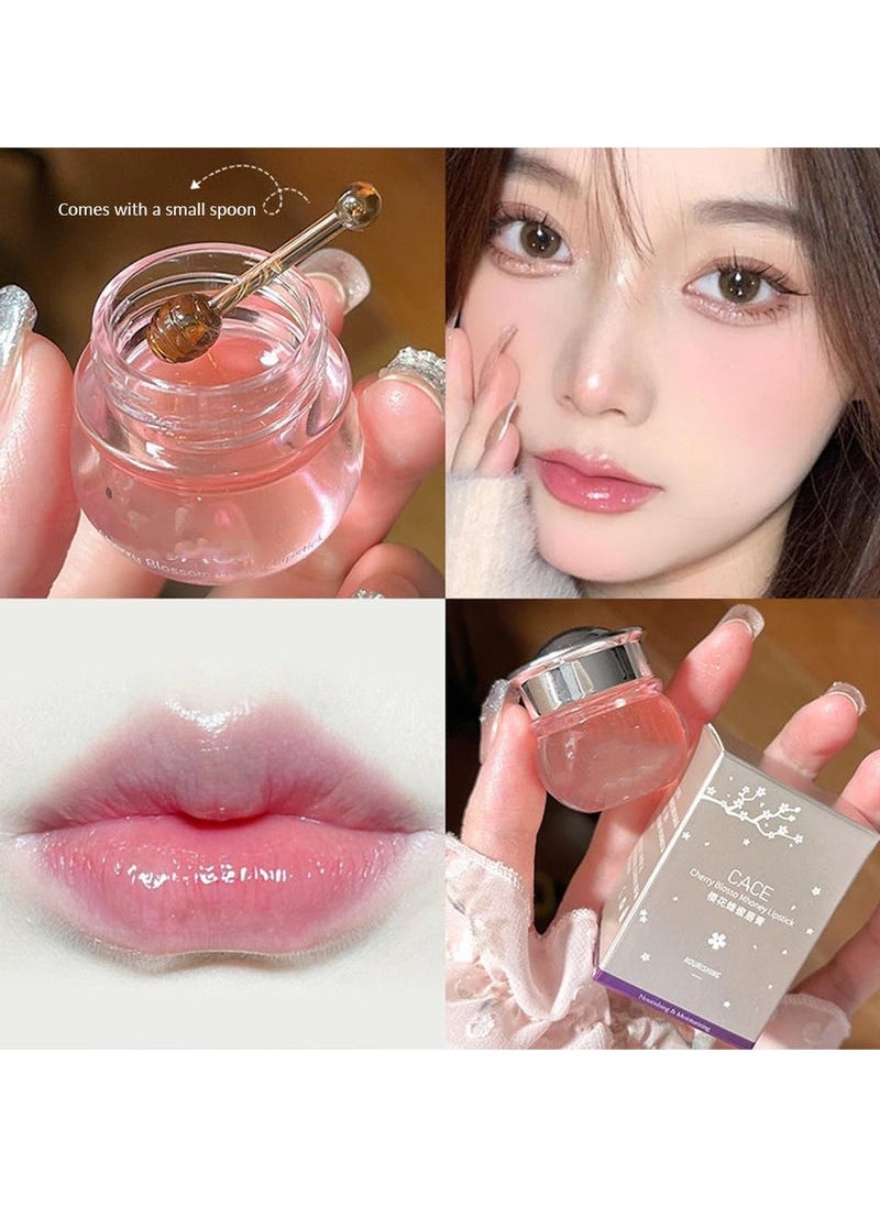 Captaintech Balm, Moisturizing Honey Lip Oil Lipsticks, Lip Care, Lip Balm Honey Pot Lip Mask, Fast-Acting Nourishment, Ideal for Chapped, Dry, Cracked, or Damaged Lips  - Image 3