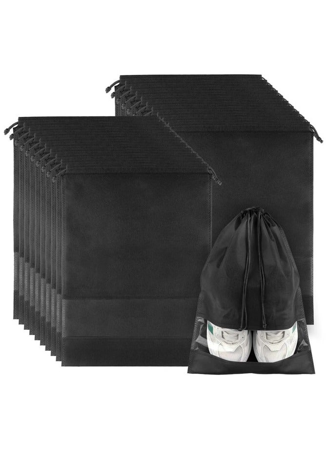 15 Pcs Dustproof Drawstring Travel Shoe Storage Bags  - Image 1