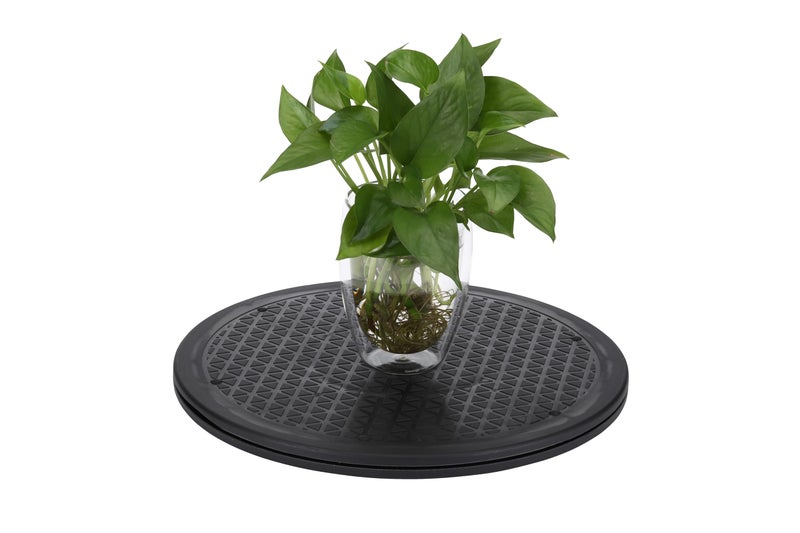 I-MART Heavy Duty Lazy Susan Turntable, Rotating Swivel Stand for Plants, TV, Crafts, Table Top Organizer, Rotating Display Stand for Home and Office (12 Inches) - Image 3