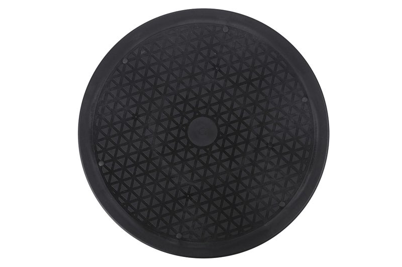 I-MART Heavy Duty Lazy Susan Turntable, Rotating Swivel Stand for Plants, TV, Crafts, Table Top Organizer, Rotating Display Stand for Home and Office (12 Inches) - Image 1