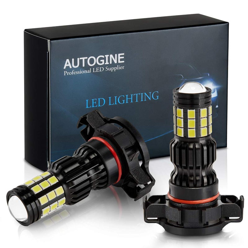 أوتوجين 2800 لومن شديدة السطوع 5202 5201 PS19W 12085 لمبات ضباب LED معتمدة من DOT 6000K أبيض زينون عبوة من 2
