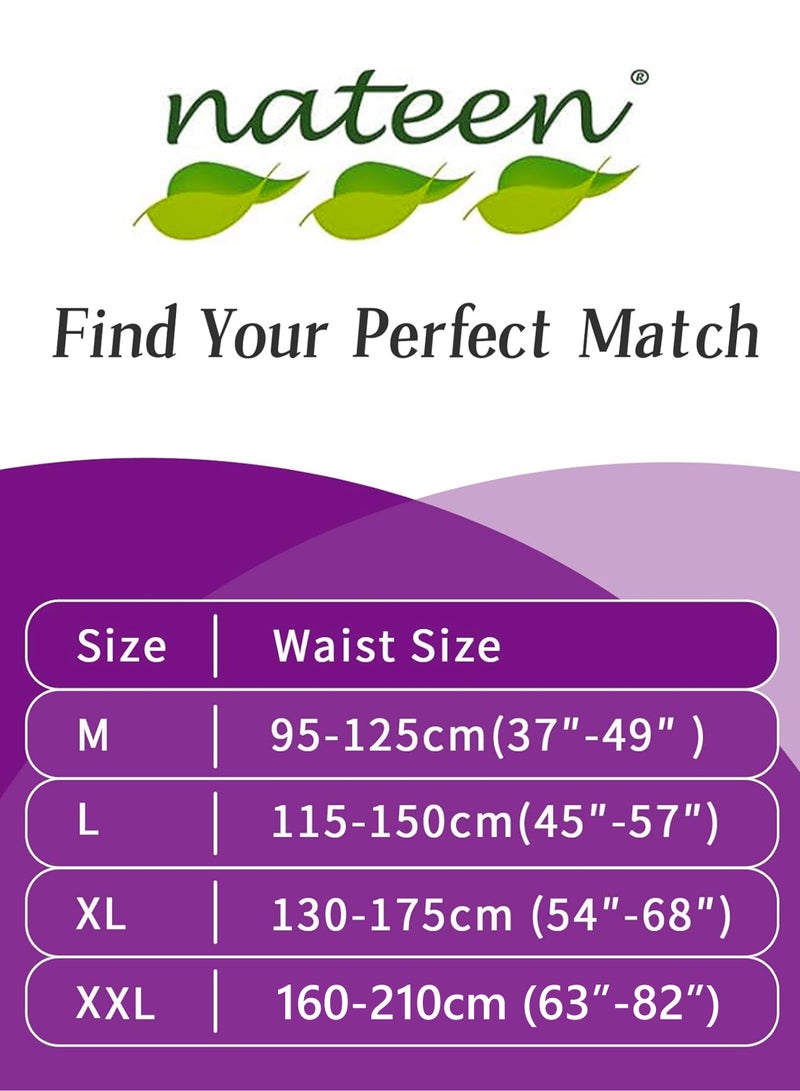 nateen Pack Of 3 Combi Ultra Adult Diaper Brief Non Allergenic Fiber Super Comfort 30 Count - Image 3