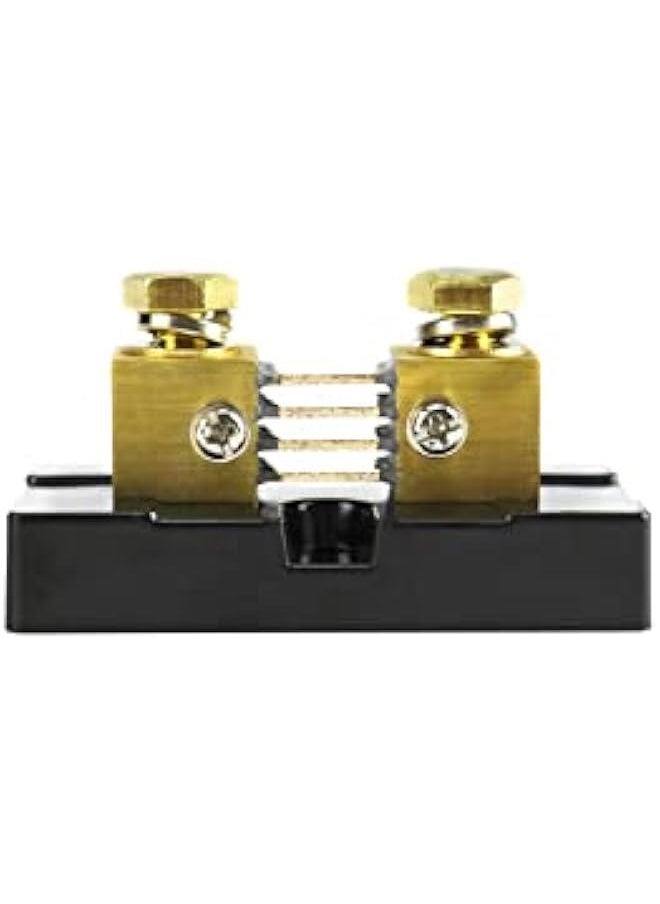 Arabest 500A 50mV Ammeter Shunt Ampere Electric DC Digital Shunt Resistor, for Amplifier Panel Ammeter Current Measurement Auge Tester, Brass and Manganese Copper, 120% of Rated Current, 2 Hours  - Image 3
